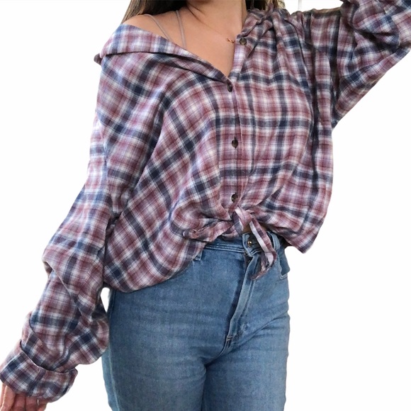 MUDD | Front Tie Flannel - Picture 2 of 7